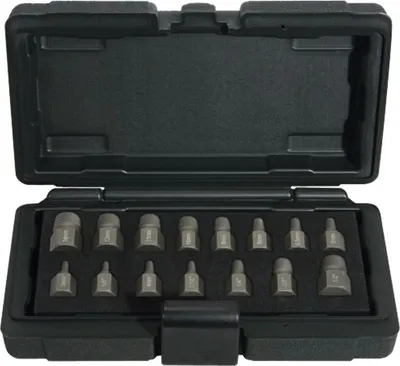 Obrázok produktu pre KS TOOLS Súprava na vyťahovanie skrutiek a skrutiek so špirálou, 15 ks ( 150.1385 )
