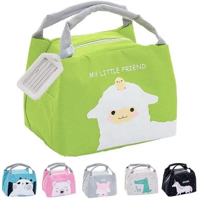 Produktbild von Mini Thermische Lunchtas für Frauen, Mini Isolierte Tasche, für Schule, Picknick, Reisen, (Grün)