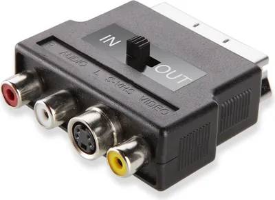 Produktbild von BELKIN COMPOSITE-S-VIDEO Adapter SCART-3xCinch-MINDIN4M
