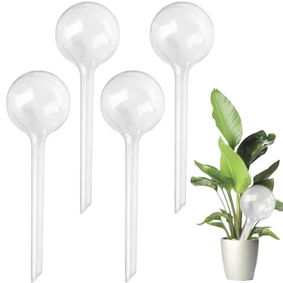 Produktbild von Pack von 4 Automatischen Bewässerungskugeln, Bewässerungssystem, 26,5 x 8 cm, für Garten, Balkon