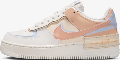 A side view of a Nike Air Force 1 Shadow sneaker.