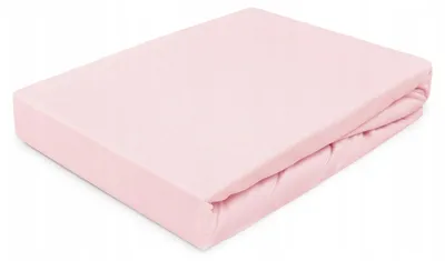 Produktbild von Jersey Spannbettlaken 80x160 cm Puderrosa aus Baumwolle
