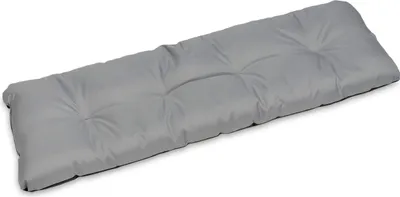 Produktbild von Sitzkissen Bankkissen Bankauflage für Gartenbank - 120x38 cm - Outdoor und Indoor - grau