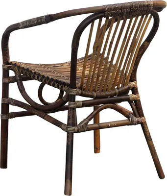 Produktbild von Rattan Essstuhl natur Esszimmerstuhl Küchenstuhl Esszimmer Wohnzimmer Stuhl