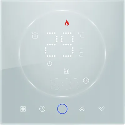 Zdjęcie produktu dla Cyfrowy termostat pokojowy LCD, termostat elektryczny 16A termostat ścienny termostat podtynkowy ogrzewanie podłogowe termometr wewnętrzny kompatybilny z Tmall Genie, Amazon Echo, Google Home