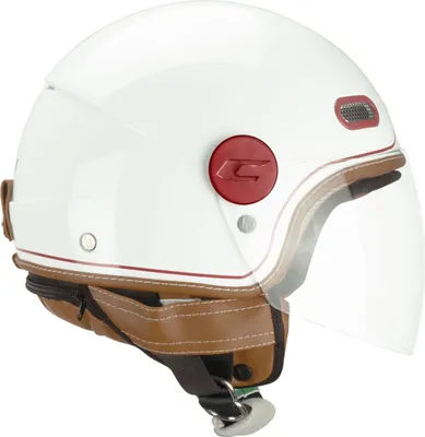 Produktbild von Jet Helm CGM 191V PIX VINTAGE Weißer Bordeaux Langes Visier größe S