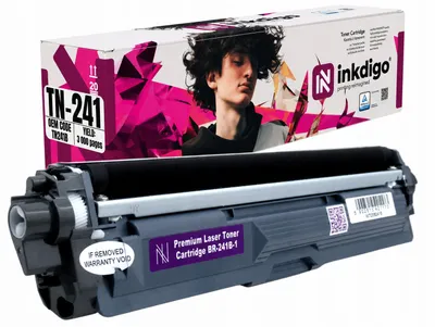 Produktbild von Inkdigo Toner TN241B für Brother DCP-9015CDW, DCP-9020CDW, HL-3140CW, HL-3150CDN – Schwarz, 2500 Seiten,, KI-generiertes Bild