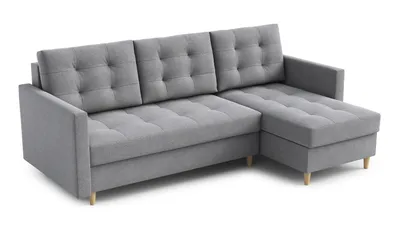 Produktbild von FurMeb24 - Ecksofa DIVO L - Skandinavisch , Sofa mit  2 Bettk€sten und Schlaffunktion  - MALMO NEW 90