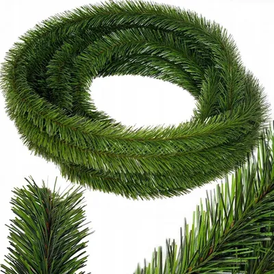 Produktbild von Künstliche Weihnachtsgirlande für den Tannenbaum, Kette, Schlange, 560 cm