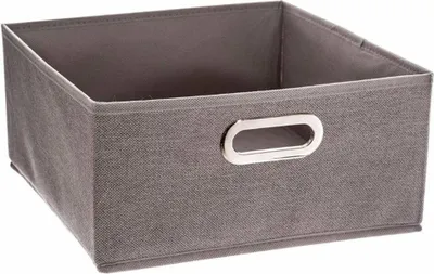 Produktbild von Stoffkorb 31x15cm "mix n modul" hellgrau meliert - 5 five simply smart