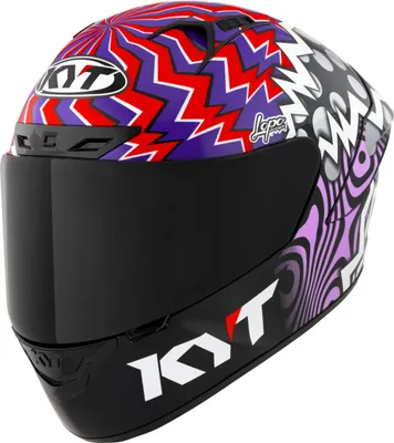 Obrázek produktu pro Přilba KYT NZ Race Savadori Replica, fialová/černá/tyrkysová, XL (61/62)