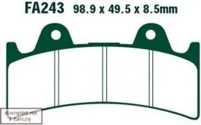 Immagine prodotto di FA243 Pastiglie per freni EBC Blackstuff
