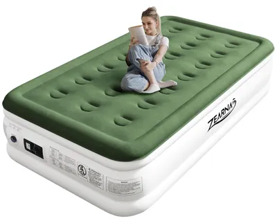 Obrázok produktu pre Samonafukovacia nafukovacia matrace pre 1 osobu, ľahká, modrá, vhodná na kemping