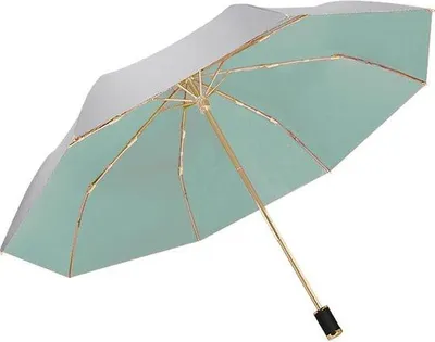 Productafbeelding van Famanu UV-beschermingsschirm, opvouwbaar, praktisch, compact, met 8 baleinen, UPF 50+ bescherming