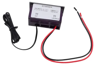 Produktbild von Digitales Temperaturmessgerät, LED-Temperaturanzeige mit einem Messbereich von -50 bis 110 °C für Kühlschränke, Gefrierschränke und Vitrinen ZFX-900