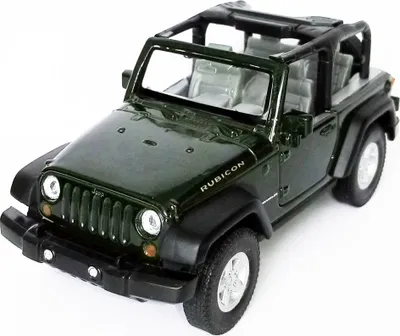 Immagine prodotto di Jeep Wrangler Rubicon metallo modello auto auto giocattolo bambini regalo 56 (verde aperto)