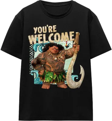 Obrázok produktu pre Moana - Tričko "You're Welcome" pre mužov/dámy Uni TV17077 (L) (Black)