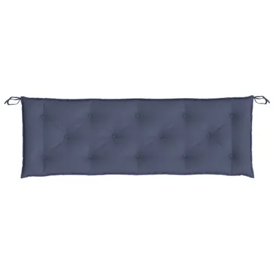Image de Coussin de banc de jardin bleu marine 150x50x7 cm tissu oxford