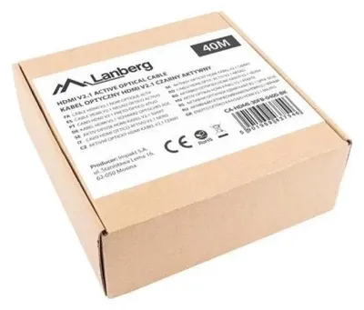 Produktbild von LANBERG HDMI-Kabel M/M V2.1 40m 8K optisch AOC schwarz