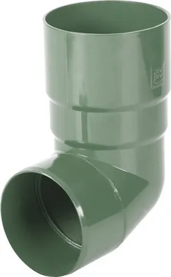 Produktbild von BRYZA 89° Fallrohrbogen aus Kunststoff Ø 63 mm, Grün RAL 6020