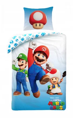 Obrázok produktu pre Obliečka na prikrývku Super Mario 140 x 200 cm - 70 x 90 cm