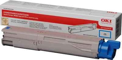 Zdjęcie produktu dla OKI 43459435, 1500 stron(y), Cyjan, 1 szt.