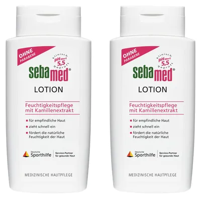 Zdjęcie produktu dla Sebamed balsam nawilżający z ekstraktem z rumianku 400ml 2-pak