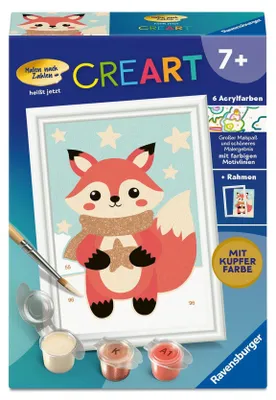 Produktbild von CreArt, Malen nach Zahlen Kinder - Sternen-Fuchs