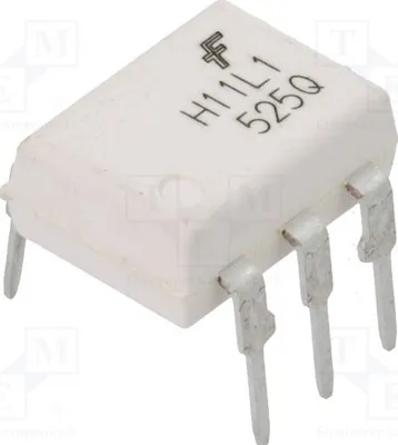Produktbild von 1x Optokoppler THT DIP6 H11L1M Optokoppler - Digitalausgang Kanäle: 1