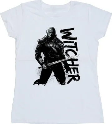 Produktbild von Netflix - "The Witcher" T-Shirt für Damen BI44199 (XXL) (Weiß)