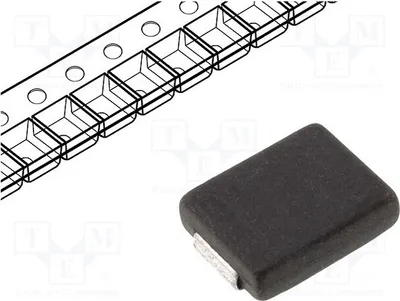 Produktbild von 1x Diode: TVS 51,4A 1,5kW Bidirektional 5% 21,05V  DO214AB SMCJ18CA Tran bidirekt