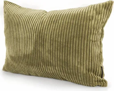 Produktbild von Kissenhülle Breitcord Baby Rib moosgrün div. Größen von SCHÖNER LEBEN Größe 40x60cm (HxB) 40x60cm (HxB) Größe