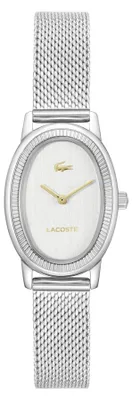 Produktbild von Lacoste Zwei-Zeiger-Quarzwerk-Uhr für Damen Kollektion Parisienne mit Silbernes