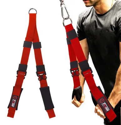 Immagine prodotto di Corda per esercizi per i tricipiti, con lunghezza regolabile, ideale per il fitness