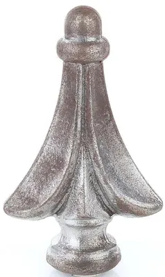 Produktbild von LogistSystem 1 Stück Zierspitze Metall - 80x45mm (HxB) / Basis: ∅ 20 Zaundekoration 40.055