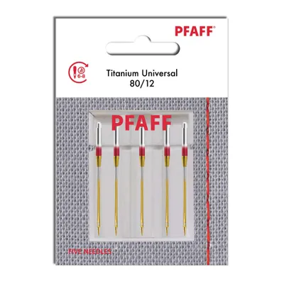 Produktbild von Pfaff Nähmaschinennadeln Universal Titanium Stärke 80/12 (5 Stück)