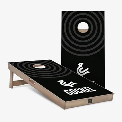 Imagen del producto de Tableros para el juego de lanzamiento de sacos (Cornhole) con círculos s (120 x 60 cm), que incluyen 2 juegos de 4 sacos para el juego