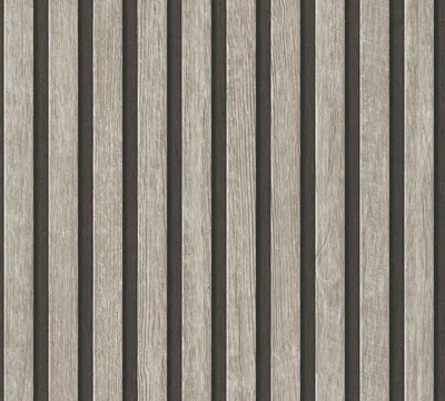 Produktbild von Profhome 391092-GU Holz Tapete Streifen matt grau schwarz 5,33 m2