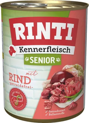 Image de Rinti 800gx12 Kennerfleisch SENIOR boeuf boîte