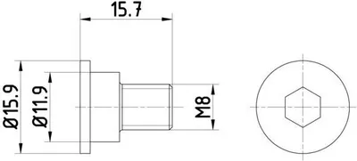Immagine prodotto di Vite del disco freno HELLA per BMW 1 (F21)