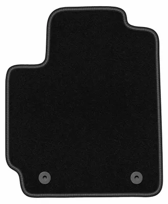 Produktbild von Fahrermatte Automatte Velours Schwarz für Kia Picanto III 2017-