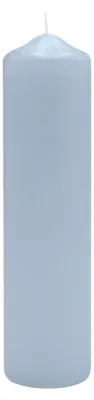 Produktbild von Spitzkopf Stumpen Kerzen Jeans Blau 20 x Ø 5 cm, 6 Stück