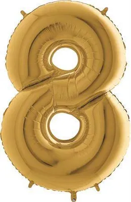 Productafbeelding van Grabo Ballonnen 028G, speelgoedballon, folie, goud, effen kleur, verjaardag, aantal