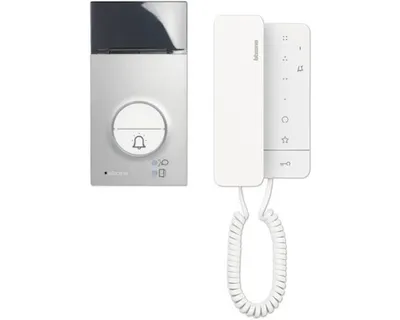 Image de BTICINO kit interphone-portier audio Bus Flex'ONE 1xpartie alu ws