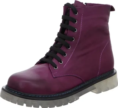 A single purple boot is shown against a white background.