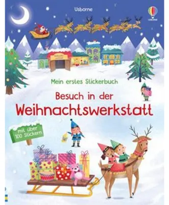 Obrázek produktu pro Mein erstes Stickerbuch: Besuch in der Weihnachtswerkstatt