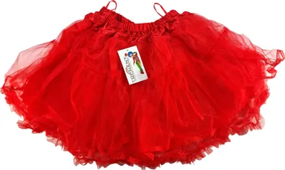 Produktbild von Petticoat, Rock mit Spitze, Einheitsgröße, ca. 50 cm breit, in rot