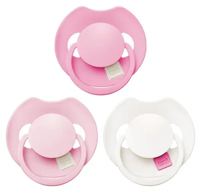 Produktbild von Difrax Prime Tutti Frutti Schnuller - 6-18 Monate - 3 Stück - Peony Pink | Difrax