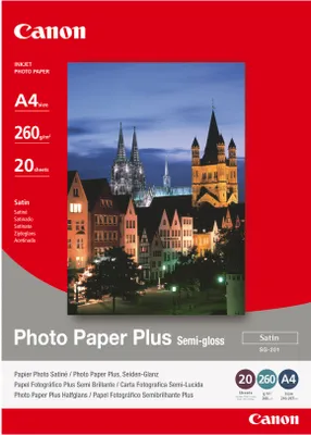 Produktbild von Canon SG-201 - 20x25cm Photo Paper Plus, 20 sheets, 203.2 x 254 mm