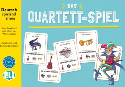Produktbild von Quartett-Spiel für Wortschatzerweiterung, logisches Denken und Kombinationsfähigkeit
